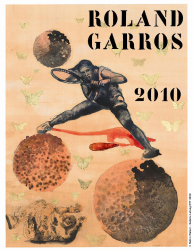 Affiche officielle de Roland Garros 2010