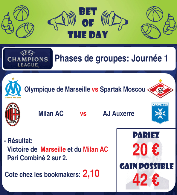 Bet of the day: Ligue des Champions !